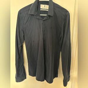 Father Sons Men's Blue Long Sleeve Shirt